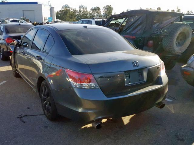 1HGCP368X8A081040 - 2008 HONDA ACCORD EXL GRAY photo 3