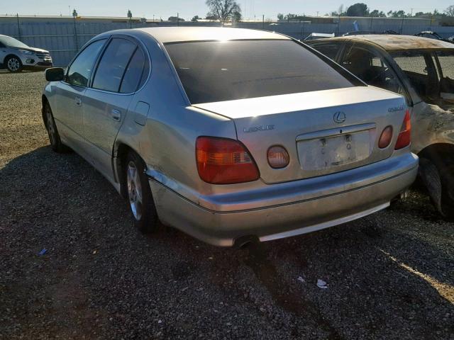 JT8BD68S3Y0091281 - 2000 LEXUS GS 300 SILVER photo 3