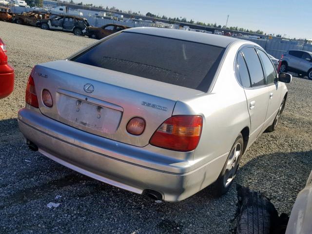 JT8BD68S3Y0091281 - 2000 LEXUS GS 300 SILVER photo 4