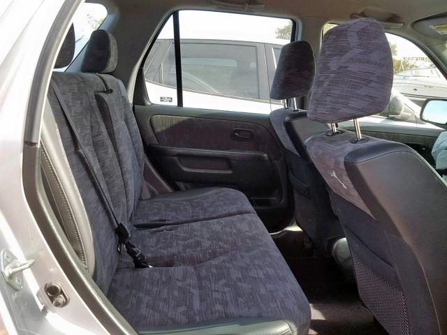 JHLRD68474C010442 - 2004 HONDA CR-V LX SILVER photo 6