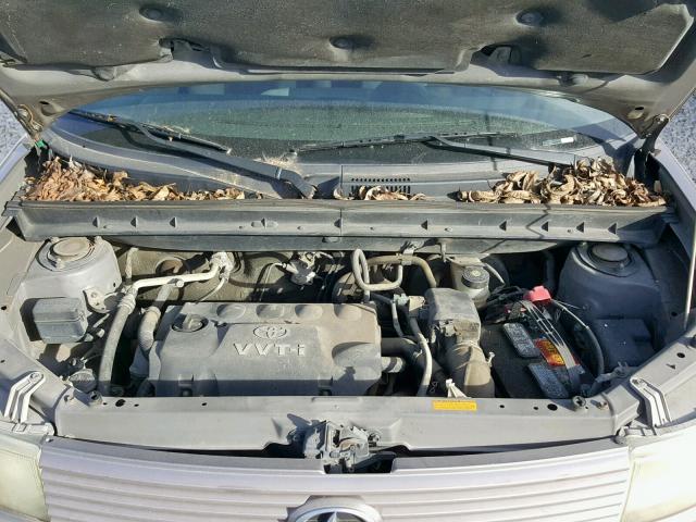 JTLKT324740147055 - 2004 TOYOTA SCION XB SILVER photo 7