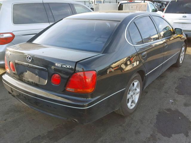 JT8BD69S140201429 - 2004 LEXUS GS 300 BLACK photo 4