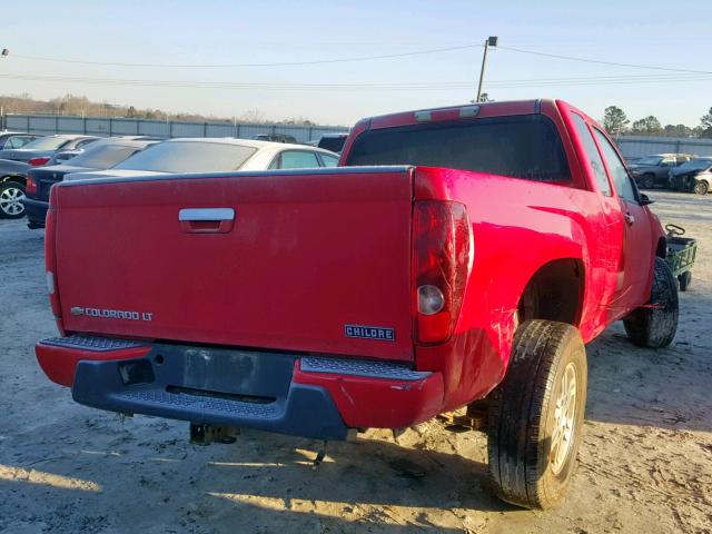 1GCJTCFE7B8126683 - 2011 CHEVROLET COLORADO L RED photo 4