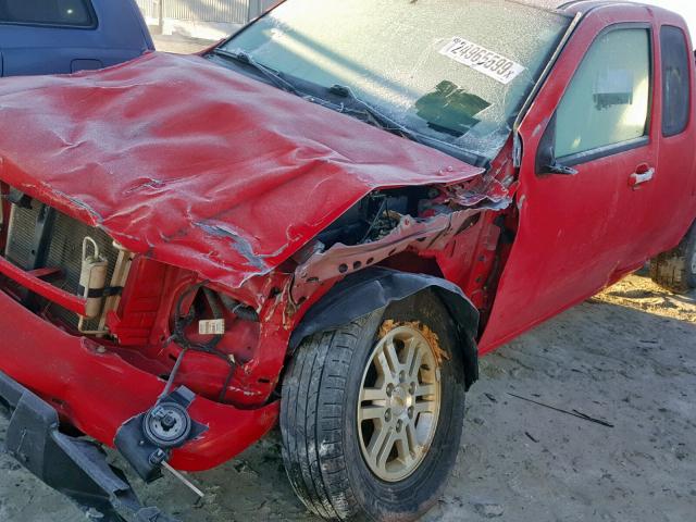 1GCJTCFE7B8126683 - 2011 CHEVROLET COLORADO L RED photo 9