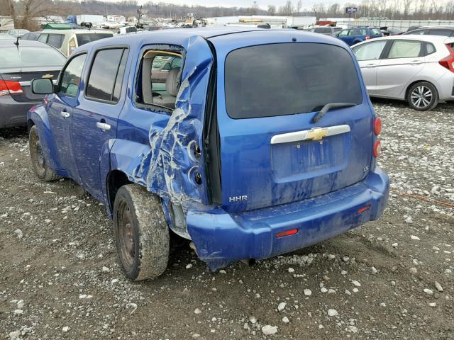 3GNDA13D76S524922 - 2006 CHEVROLET HHR LS BLUE photo 3