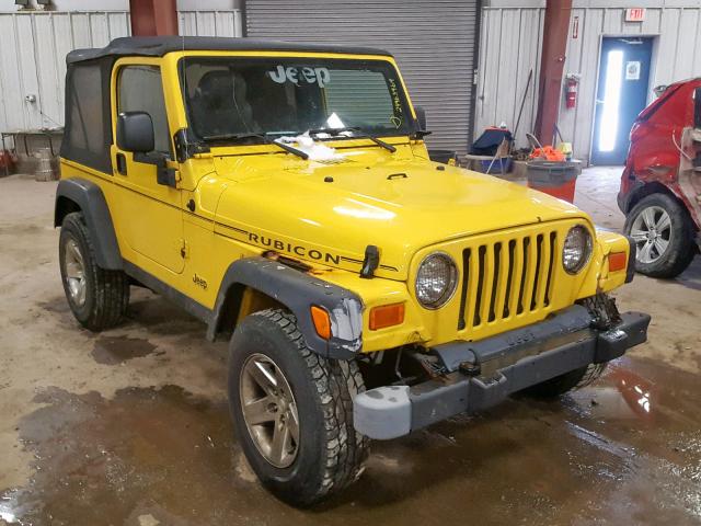 1J4FA69S04P765375 - 2004 JEEP WRANGLER / YELLOW photo 1