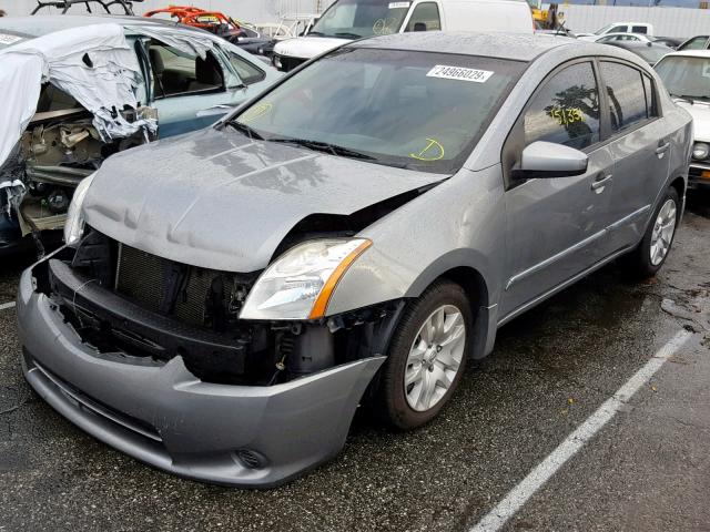 3N1AB6AP0BL657144 - 2011 NISSAN SENTRA 2.0 SILVER photo 2