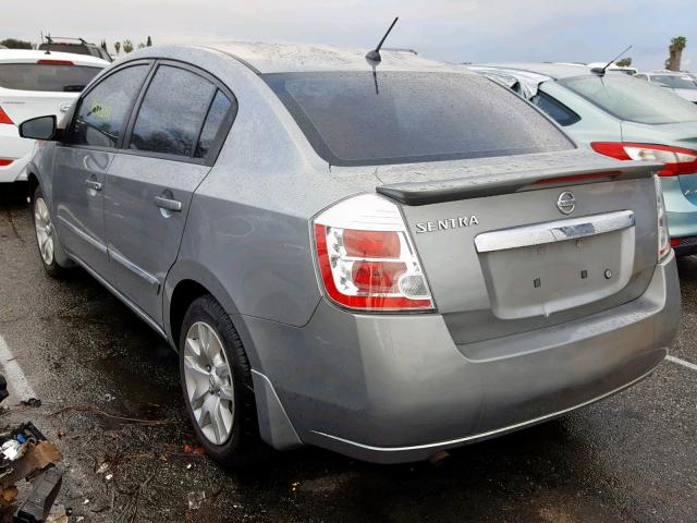 3N1AB6AP0BL657144 - 2011 NISSAN SENTRA 2.0 SILVER photo 3