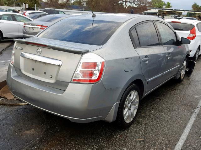 3N1AB6AP0BL657144 - 2011 NISSAN SENTRA 2.0 SILVER photo 4