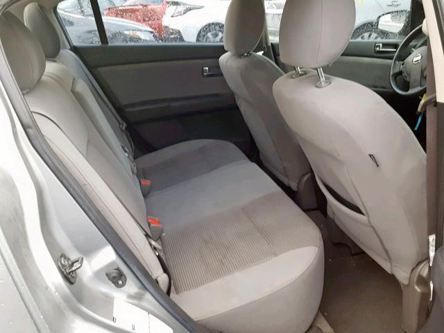 3N1AB6AP0BL657144 - 2011 NISSAN SENTRA 2.0 SILVER photo 6