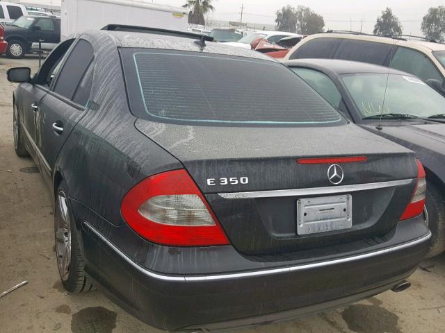 WDBUF56X79B432070 - 2009 MERCEDES-BENZ E 350 BLACK photo 3