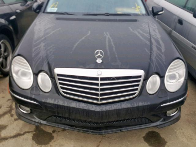 WDBUF56X79B432070 - 2009 MERCEDES-BENZ E 350 BLACK photo 7