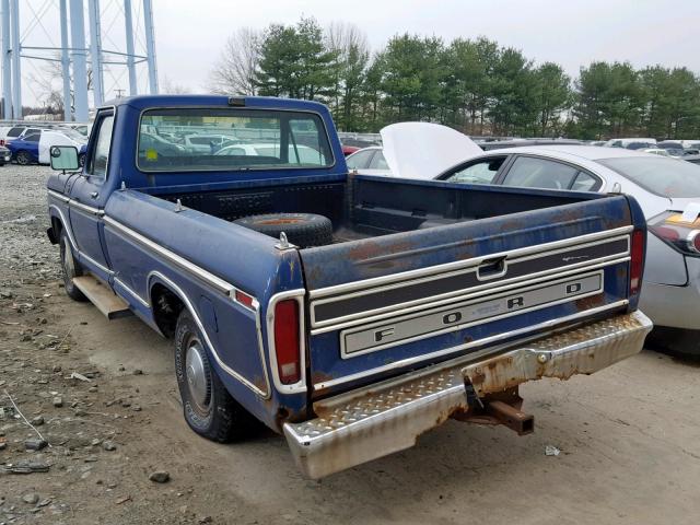 F15GCFE8590 - 1979 FORD F-150 BLUE photo 3