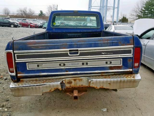 F15GCFE8590 - 1979 FORD F-150 BLUE photo 6