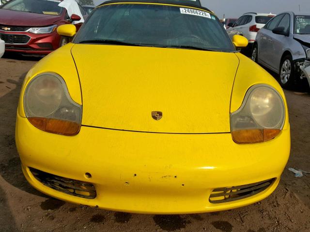 WP0CA298XVS623359 - 1997 PORSCHE BOXSTER YELLOW photo 9