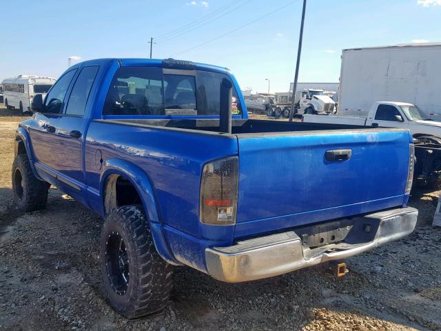 1D7KS28C77J568642 - 2007 DODGE RAM 2500 S BLUE photo 9