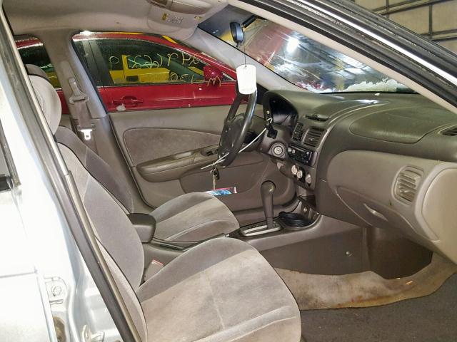 3N1CB51DX2L598984 - 2002 NISSAN SENTRA XE GRAY photo 5