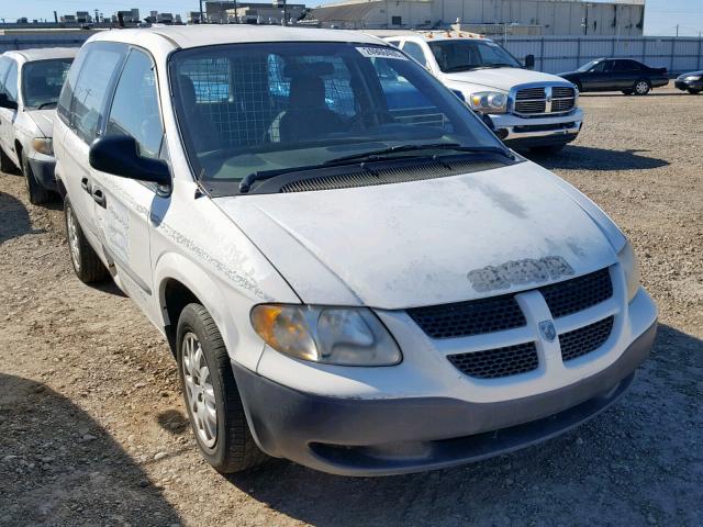 1D4GP21323B334556 - 2003 DODGE CARAVAN C/ WHITE photo 1