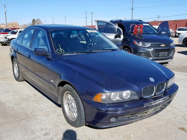 WBADT43452GY95927 - 2002 BMW 525 I AUTO BLUE photo 1