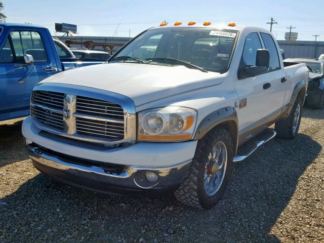 3D7KR28A48G171256 - 2008 DODGE RAM 2500 S WHITE photo 2