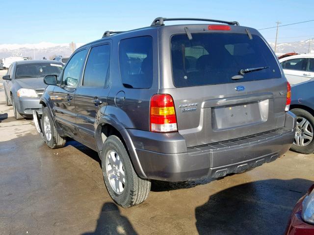 1FMYU94136KC42918 - 2006 FORD ESCAPE LIM GRAY photo 3