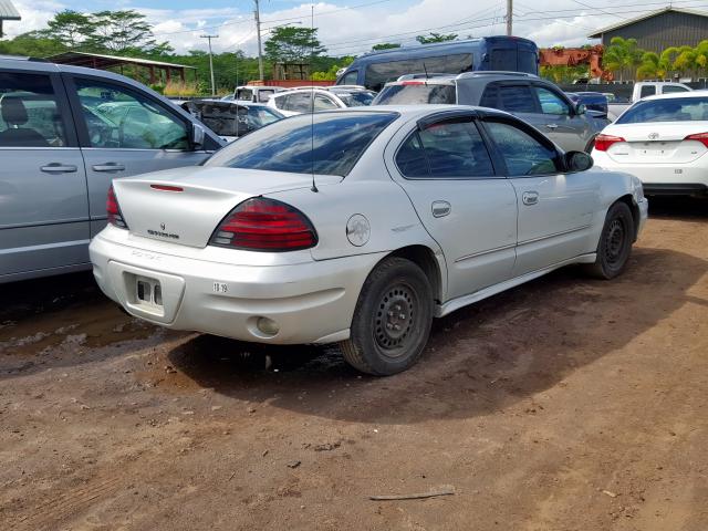 1G2NE52F75M206085 - 2005 PONTIAC GRAND AM S SILVER photo 4