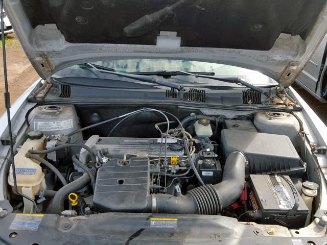 1G2NE52F75M206085 - 2005 PONTIAC GRAND AM S SILVER photo 7