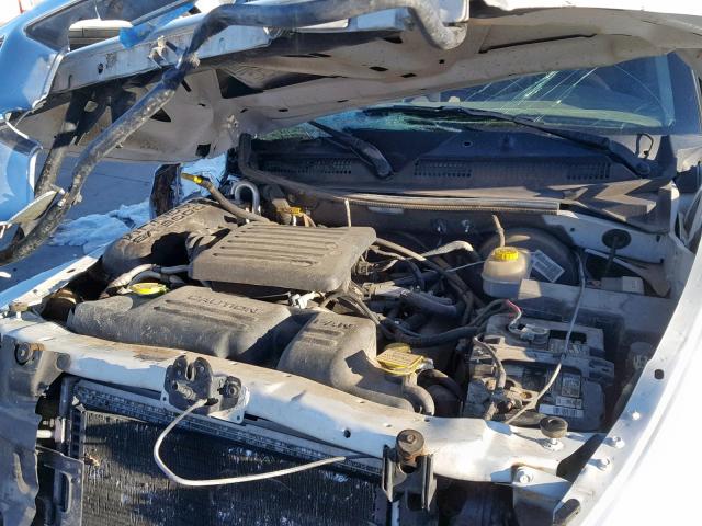 1B7HG48N32S551603 - 2002 DODGE DAKOTA QUA WHITE photo 7