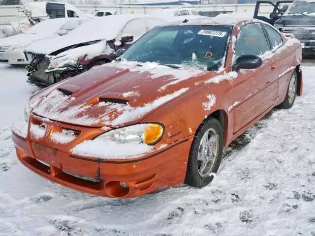 1G2NV12E94C103383 - 2004 PONTIAC GRAND AM G ORANGE photo 2