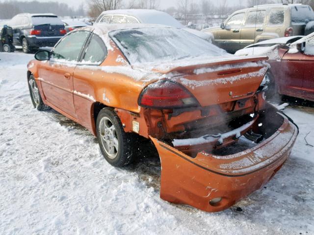 1G2NV12E94C103383 - 2004 PONTIAC GRAND AM G ORANGE photo 3