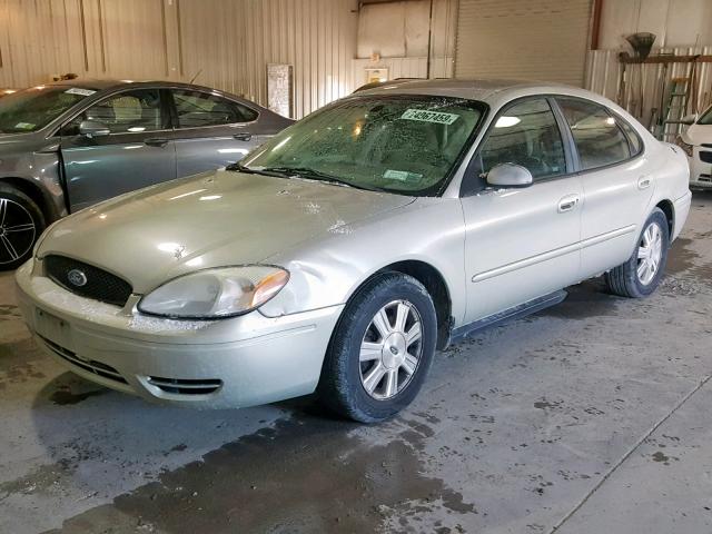 1FAFP56U06A165200 - 2006 FORD TAURUS SEL BEIGE photo 2