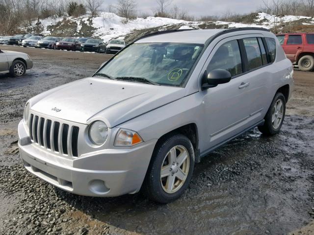 1J4NF4FB8AD553326 - 2010 JEEP COMPASS SP SILVER photo 2