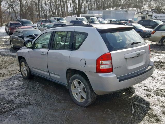 1J4NF4FB8AD553326 - 2010 JEEP COMPASS SP SILVER photo 3