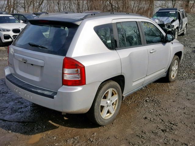 1J4NF4FB8AD553326 - 2010 JEEP COMPASS SP SILVER photo 4