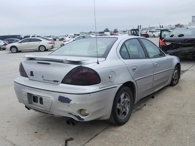 1G2NW52E64C106777 - 2004 PONTIAC GRAND AM G SILVER photo 4