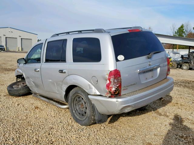 1D4HD48N76F180066 - 2006 DODGE DURANGO SL SILVER photo 3