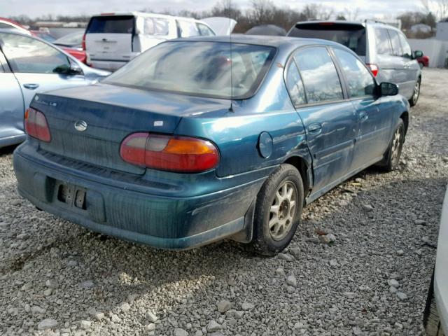 1G1NE52M1VY118418 - 1997 CHEVROLET MALIBU LS GREEN photo 4