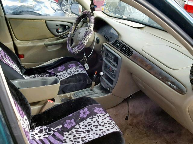 1G1NE52M1VY118418 - 1997 CHEVROLET MALIBU LS GREEN photo 5