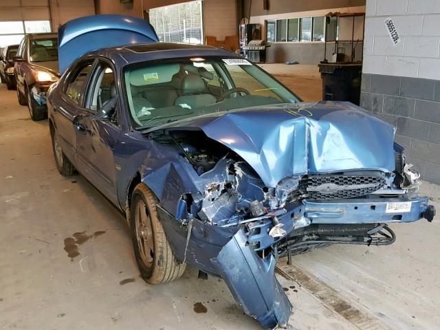 1FAFP55S92A269792 - 2002 FORD TAURUS SES BLUE photo 1