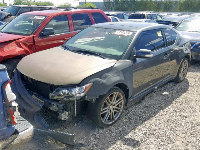 JTKJF5C74C3042062 - 2012 TOYOTA SCION TC ნაცრისფერი ფოტო 2