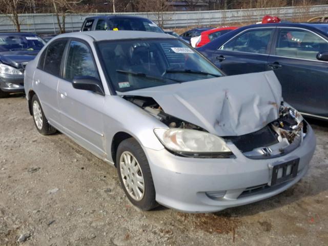 2HGES16515H585457 - 2005 HONDA CIVIC LX SILVER photo 1