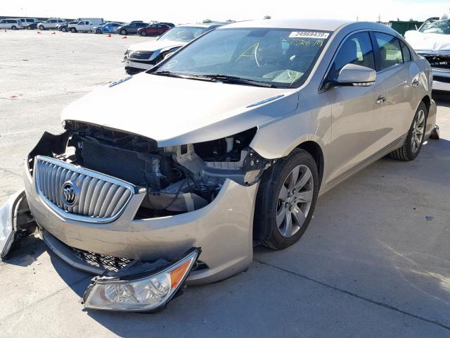 1G4GD5E33CF336127 - 2012 BUICK LACROSSE P BEIGE photo 2