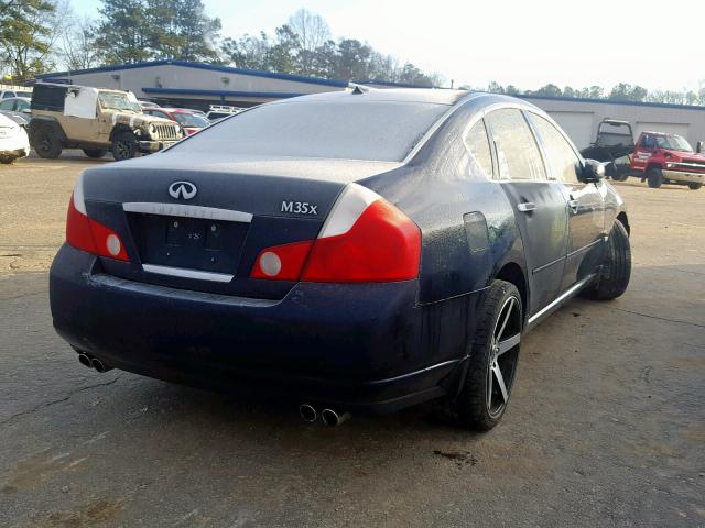 JNKAY01F87M461688 - 2007 INFINITI M35 BASE BLUE photo 4