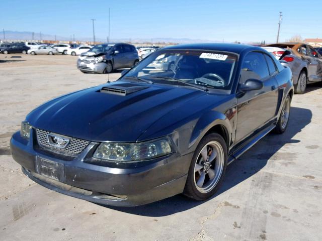 1FAFP42R73F441365 - 2003 FORD MUSTANG MA BLACK photo 2