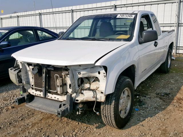 1GCCS198458289088 - 2005 CHEVROLET COLORADO WHITE photo 2