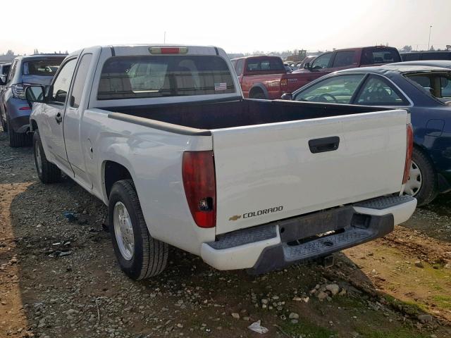 1GCCS198458289088 - 2005 CHEVROLET COLORADO WHITE photo 3