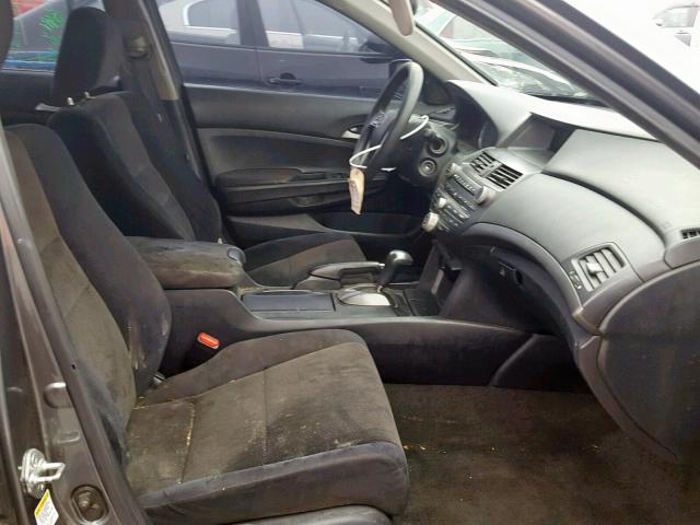 1HGCP26319A194214 - 2009 HONDA ACCORD LX GRAY photo 5