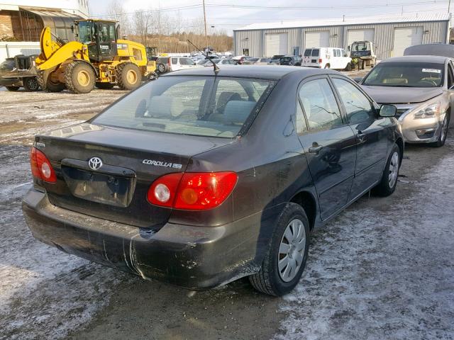 2T1BR32E84C303354 - 2004 TOYOTA COROLLA CE BLACK photo 4