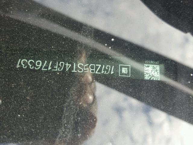 1G1ZB5ST4GF176331 - 2016 CHEVROLET MALIBU LS BLACK photo 10