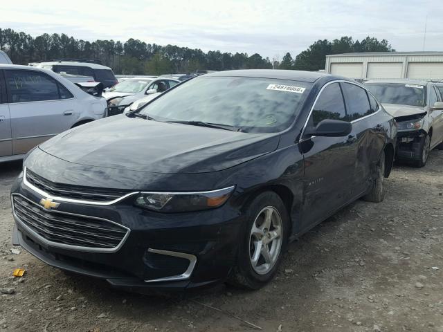 1G1ZB5ST4GF176331 - 2016 CHEVROLET MALIBU LS BLACK photo 2